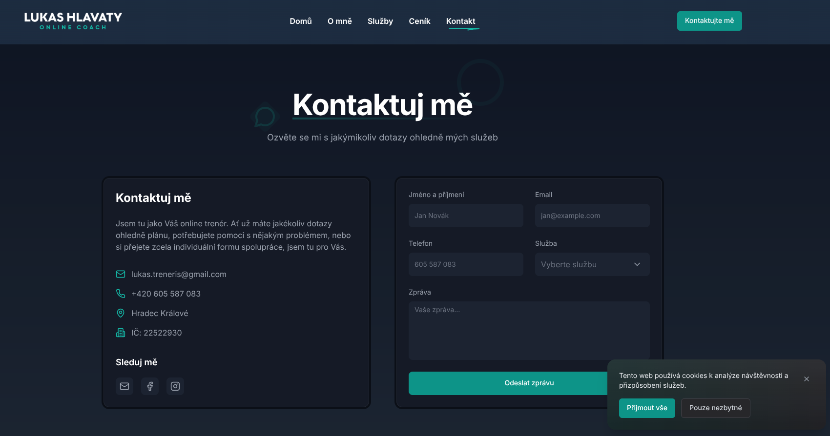 Website and branding